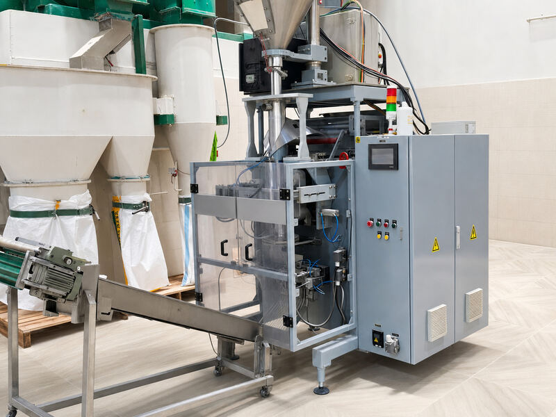Atta Packaging Machine at Shri Durga Flour Mill